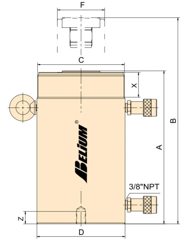 Design of BMD SERIES DOUBLE ACTING CYLINDER